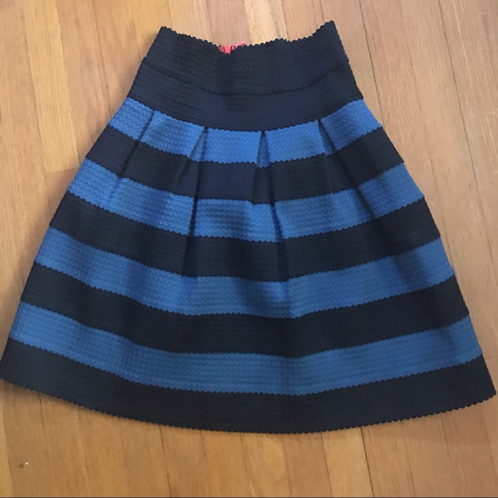 Anthropologie High Waist Scallop Texture Skirt